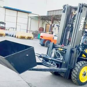 รถยกเครื่องยนต์ดีเซล2ตัน3 3.5 4 5 6 7 8 10ตันรถยกดีเซลพร้อมตัวหมุนแคลมป์ถังไฮดรอลิกปรับแต่งได้ - Product Image 2