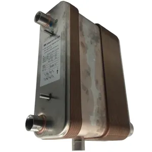 Evaporador phe 1.67nm de 3/min, 3 em-1, é grande design para secador de ar freezer com compressor de 15hp, substituição de placa-barbatana completamente