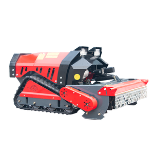 Tondeuse à gazon industrielle télécommandée sans fil 4 temps, autopropulsée sur chenilles, alimentée par batterie pour l'agriculture et l'aménagement paysager - Product Image 2