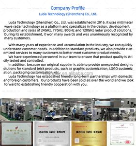 24GHz bewegingsdetectiesensor aangepast aan alarmsystemen, verlichtingscomponenten, automatische deuren en slimme huishoudelijke apparaten - Product Image 4