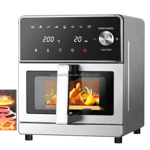 หม้อทอดไร้น้ำมันขนาดใหญ่ 10 ลิตร 8 ลิตร 6.5 ลิตร พร้อมฟังก์ชั่นย่าง อบ ปิ้งขนมปัง ทำอาหารเพื่อสุขภาพ ด้วยฮีตเตอร์สองตัว ทำจากสแตนเลส - Product Image 6