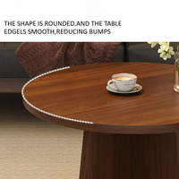 Nouvelle table basse en bois haut de gamme pour salon et balcon de maison, table d'appoint pour petit appartement