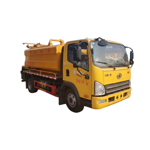 รถบรรทุกไฮโดรแวคคั่ม FAW Hu-V 4×2 ถังเก็บน้ำแบบติดด้านข้าง 6 ลูกบาศก์เมตร, ฉีดน้ำแรงดันสูงและดูดน้ำแบบสุญญากาศ, ผลิตตามสั่งจากโรงงานดั้งเดิม - Product Image 1
