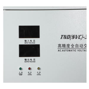 Stabilizzatore di Tensione Servo SVC Trifase in Rame da 10 kW, 277-430V AC, 1-300KVA, Display LCD, Efficienza 97%, 50/60Hz, Bassa Tensione - Product Image 4