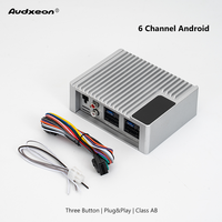 Amplificateur audio de voiture Android 6 canaux, classe AB, 4x60W+2x30W, Plug & Play, entrée haute puissance, sortie RCA 2 canaux