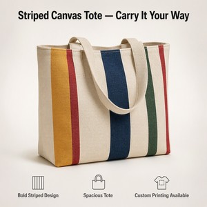 Bolso de Lona de un Solo Hombro Edición Coreana <span class=keywords><strong>MECO</strong></span>, Diseño Simple con Patrón Personalizado, Tamaño Mediano, Cierre Personalizado, Ideal para Estudiantes y Viajes Diarios - Product Image 1