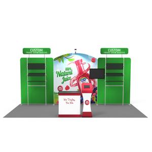 Support d'affichage pliable en aluminium pour la publicité, antivol - Product Image 1