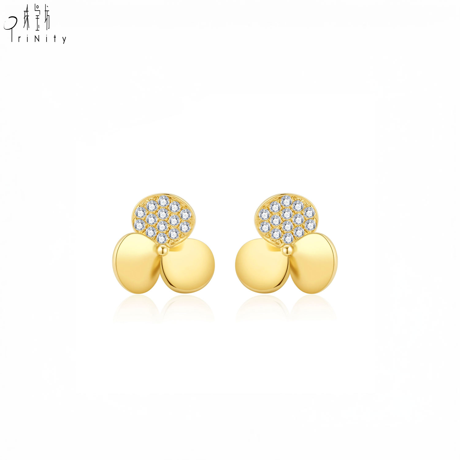 18K Yellow Gold Earrings
