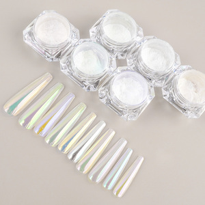 بودرة أظافر كروم متغيرة اللون بـ 9 ألوان من YAYANG، بودرة أظافر أورورا متغيرة اللون - Product Image 6