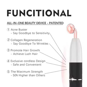 Máquina Facial Portátil de Alta Frecuencia para Uso Doméstico, Rejuvenecimiento de la Piel, Reducción de Poros, Varita Facial Inalámbrica de Alta Frecuencia para el Acné - Product Image 5