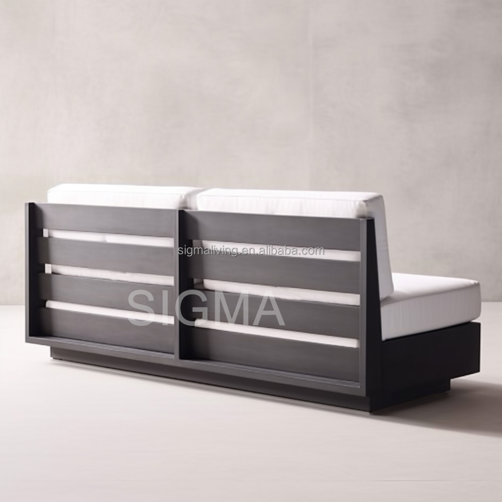 New Design Customize Patio Outdoor Furniture sofa set Luxury Aluminum Outdoor Garden Sofa