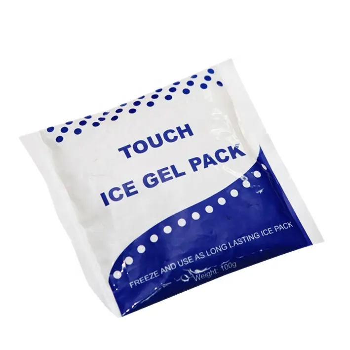 Reusable Insulated Cold Gel Cooling Bag Water Injection Freeze Dry Ice Pack for Food Fresh Shipping Delivery Transport