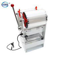 Machine de scellage de barquettes semi-automatique Barquettes Boîtes de tofu Scelleuse automatique Scelleuse de gobelets Scelleuse de gobelets à lait
