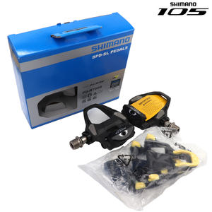 Pédales de vélo de route SHIMANO 105 PD <span class=keywords><strong>R7000</strong></span> <span class=keywords><strong>SPD</strong></span>-SL, pédales à verrouillage unilatéral, pièces de vélo Shimano d'origine - Product Image 3