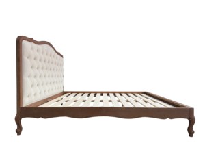 GB55-6-B Sang Trọng Phong Cách Pháp Tufted Khung Bọc Đầu Giường Gỗ Rắn Giường Đôi Cho Đồ Nội Thất Phòng Ngủ - Product Image 5