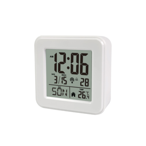 Despertador de escritorio electrónico silencioso <span class=keywords><strong>LCD</strong></span> con Hora Digital, fecha, temperatura y humedad, calendarios de repetición - Product Image 3