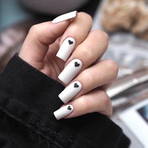 <span class=keywords><strong>Uñas</strong></span> Postizas Premium de 24 Piezas, Mate, Cuadradas, de Color Sólido, sin Acabado, con Adhesivo Completo, para Uso Transfronterizo - Product Image 3