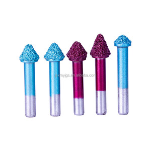 Factory Direct Mushroom Head <strong>Diamond</strong> Welding <strong>Stone</strong> Carving Knife <strong>CNC</strong> <strong>Stone</strong> Carving Drill <strong>Bit</strong> with ODM OEM Customization Support - Product Image 1