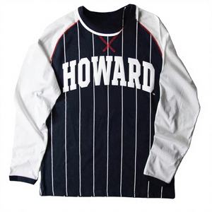 เสื้อฮาวเวิร์ดยูนิเวอร์ซิตี้ บิซอน แบบสวมหัว สีดำและสีขาวล้วน สำหรับฤดูหนาว  ลาย HBCU ด้านหลังหมายเลข 67 ผลิตจากโพลีเอสเตอร์/คอตตอน คอกลม - Product Image 1