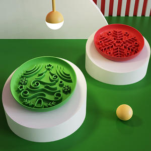 Bol à lécher pour chien en silicone, design labyrinthe, pratique, personnalisé, nouveau, amusant, bol à nourriture pour chien, distributeur de nourriture lent pour animaux de compagnie - Product Image 3