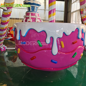 Équipement de parc d'attractions, manège de fête foraine avec attractions, mini manège pendulaire style bonbon pour enfants, à vendre - Product Image 6