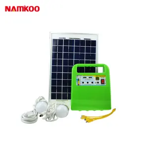 Alto-falante com luz solar de 3w, kit de alto-falante com energia solar de 10w, mini sistema de iluminação doméstica portátil, alto-falante solar BT, reprodutor de música, metal USB