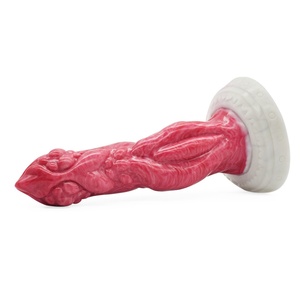 N5034 Beast <b>Dildo</b> G-Spot Friction Vaginal Massager Anal Plug Monster Muscle Line Penis Soft Silicone <b>Dildo</b> Sex Toys Wholesale - Product Image 3