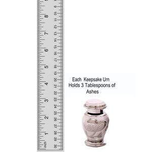 ชุดโกศทองเหลืองสไตล์ยุโรปสลักลายกุหลาบ เป็นมิตรกับสิ่งแวดล้อม ปรับแต่งได้ ชุด 4 ใบ หลากสี สำหรับเก็บอัฐิ - Product Image 5