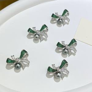 Broches de Moda Inspirados en el Agua de Mar, con Exquisito Nudo de Mariposa y Flor para el Pecho, Accesorios de Joyería de Tahití - Product Image 2