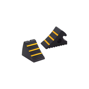 High Quality <b>Rubber</b> Wheel Chock Anti-Slip Truck Tire Stopper Safety Parking <b>Block</b> for Warehouse Logistics - Product Image 1