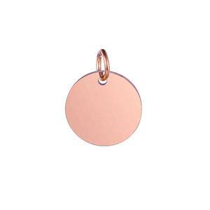 Acciaio inossidabile che timbra gli spazi vuoti del collare del <span class=keywords><strong>cane</strong></span> Id le etichette di nome del ciondolo del metallo rotonde pendenti gioielli per l'incisione - Product Image 5