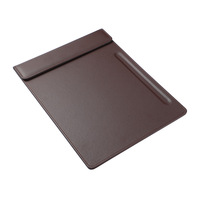 Carpeta Magnética A4 de Cuero PU con Clip, Bloc de Notas, Impresión UV con Bronceado, Menús de Hotel, Reuniones de Negocios SKU-F-1653