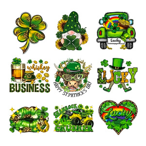 <span class=keywords><strong>St</strong></span>. <span class=keywords><strong>Patrick</strong></span> của ngày Cỏ Ba Lá trang phục in mô hình xuyên biên giới truyền nhiệt dập nóng cho có thể giặt Pet T-Shirts - Product Image 4