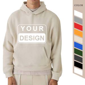 Sudaderas Extra Grandes para Hombre de Alta Calidad, 500 g/m², Estilo Francés, Hombros Caídos, Sin Cordones - Product Image 1