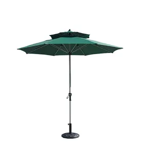 Stock Available Patio Outdoor Market Parasols Big Garden Umbrella Automatic