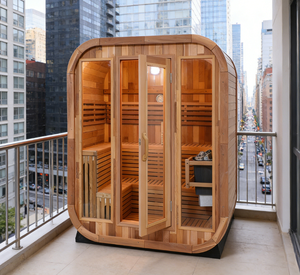 Sauna de Cedro de Alta Gama para el Hogar, Cabina de Sauna con Calefacción para Terapia, Relajación Diaria Familiar - Product Image 3