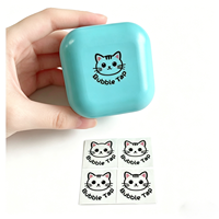 Autocollants d'étiquettes de transfert UV brillants, imperméables, permanents, imprimés avec logo de marque personnalisé pour la promotion