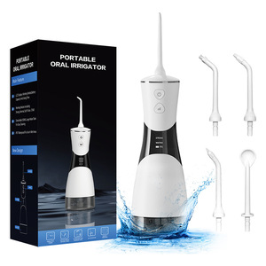 เครื่องทำความสะอาดช่องปากแบบพกพา <span class=keywords><strong>Waterpulse</strong></span> 5 โหมด 350 มล. ชาร์จซ้ำได้ ไร้สาย เครื่องฉีดน้ำทำความสะอาดฟัน - Product Image 4