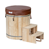 Nouvelle baignoire de récupération sportive traditionnelle pour 1 personne, en acier inoxydable, design écologique et refroidisseur intégré