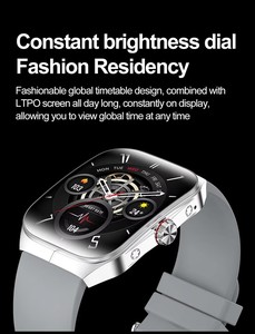 Reloj Inteligente HK80 con Pantalla AMOLED Cuadrada de 1.95 Pulgadas, NFC, Calculadora, Resistencia al Agua IP68, Monitor de Actividad Física y Salud - Product Image 5