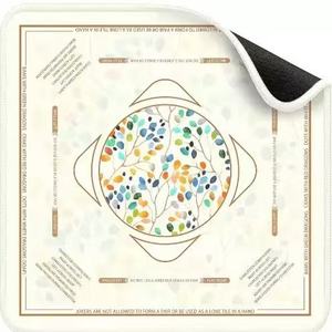 Tapis de Mahjong Américain Moderne en Caoutchouc Silencieux à Bords Verrouillables Séchage Rapide Antidérapant pour la Maison, les Fêtes et les Tables de Jeu de <span class=keywords><strong>Casino</strong></span> - Product Image 4