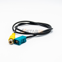 Câble vidéo Fakra Z mâle vers RCA femelle 1M, adaptateur de caméra de recul pour véhicule, affichage de navigation automobile