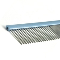Brosse démêlante ODM Sisir Kutu Kucing pour animaux de compagnie 25x120MM-S Furmines, brosse à poils pour petits animaux, aiguilles en acier inoxydable pour démêler les puces chez le chat