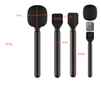 Microphone à Main Sans Fil Universel pour Interview, Enregistrement en Extérieur, DJ, Radio et Stations de Télévision