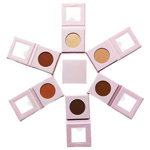 Venta al por mayor OEM maquillaje Rosa impermeable rubor paleta con espejo DIY <span class=keywords><strong>tinte</strong></span> CREMA CONTORNO rubor - Product Image 6