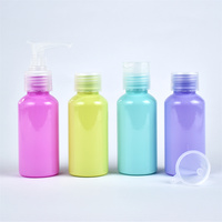 Bouteille en plastique PET portable avec pompe de traitement Shampooing Lotion Crème Huile liquide Squeeze Applicateur de cheveux Utilisation d'emballage industriel