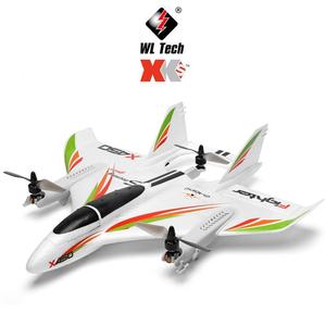 Avión RC <span class=keywords><strong>WLToys</strong></span> XK <span class=keywords><strong>X450</strong></span>, Aeronave 2.4G 6CH de Ala Fija, Planeador RC con 3 Modos de Vuelo, Despegue y Aterrizaje Vertical, Helicóptero sin Escobillas - Product Image 4