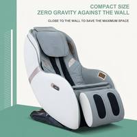 LEERCON Fauteuil de massage compact et élégant, de qualité médicale, prêt à l'emploi, pour le corps entier, avec fonction zéro gravité, style nordique pour la maison