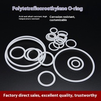 Joint d'étanchéité moulé en PTFE, joint torique, bague de retenue, en plastique, résistant aux hautes températures, personnalisation et traitement sur mesure
