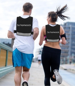 Gilet de course à pied réfléchissant léger personnalisé avec logo, <span class=keywords><strong>pour</strong></span> marathon, trail, cyclisme, entraînement, hydratation, avec <span class=keywords><strong>porte</strong></span>-téléphone - Product Image 6